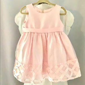 American Princess 18M Pink Pearl Detail Dress